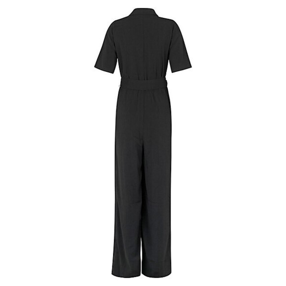 MbyM Women's Tori Short Sleeve Belted Jumpsuit In Black Size M $159 - Picture 8 of 9